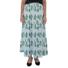 Green Boots Flared Maxi Skirt by snowwhitegirl