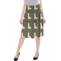 Green Boot Midi Beach Skirt by snowwhitegirl