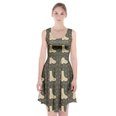 Green Boot Racerback Midi Dress by snowwhitegirl