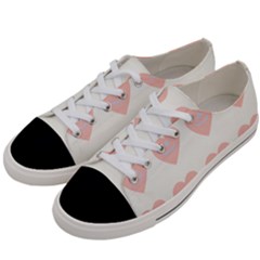 Cupcake White Pink Women s Low Top Canvas Sneakers by snowwhitegirl