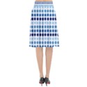 Blue Dots Flared Midi Skirt View2