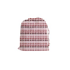 Reddish Dots Drawstring Pouches (small)  by snowwhitegirl