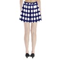 Big Dot Blue Pleated Mini Skirt View2