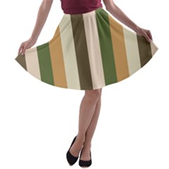 Earth Goddess A-line Skater Skirt by snowwhitegirl