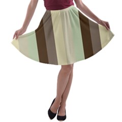 Mint Sunday A-line Skater Skirt by snowwhitegirl