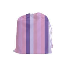 Violet Stars Drawstring Pouches (large)  by snowwhitegirl