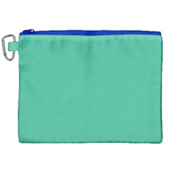 Seafoamy Green Canvas Cosmetic Bag (xxl) by snowwhitegirl