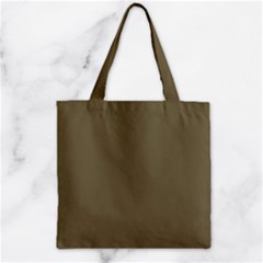 Rainy Brown Zipper Grocery Tote Bag by snowwhitegirl