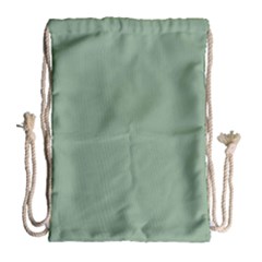 Mossy Green Drawstring Bag (large) by snowwhitegirl