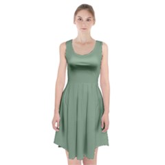 Mossy Green Racerback Midi Dress by snowwhitegirl