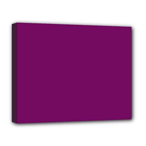 Magenta Ish Purple Deluxe Canvas 20  X 16   by snowwhitegirl