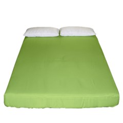 Grassy Green Fitted Sheet (king Size) by snowwhitegirl