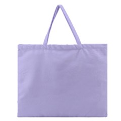 Violet Sweater Zipper Large Tote Bag by snowwhitegirl