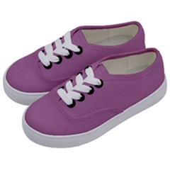 Silly Purple Kids  Classic Low Top Sneakers by snowwhitegirl