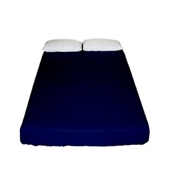 Dark Navy Fitted Sheet (full/ Double Size) by snowwhitegirl