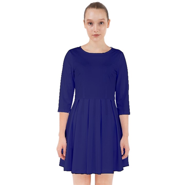 Dark Navy Smock Dress