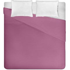 Rose Grey Duvet Cover Double Side (king Size) by snowwhitegirl