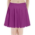 Grape Juice Pleated Mini Skirt View1