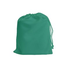 Teal Ocean Drawstring Pouches (large)  by snowwhitegirl