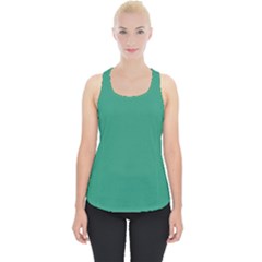 Teal Ocean Piece Up Tank Top by snowwhitegirl