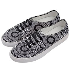 Wavy Panels Women s Classic Low Top Sneakers by linceazul