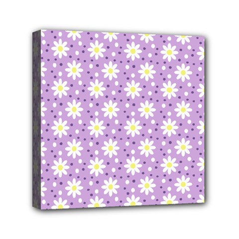 Daisy Dots Lilac Canvas Travel Bag by snowwhitegirl