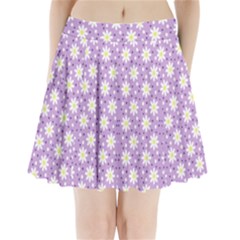 Daisy Dots Lilac Pleated Mini Skirt by snowwhitegirl