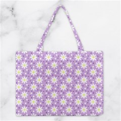 Daisy Dots Lilac Medium Tote Bag by snowwhitegirl