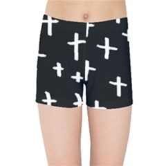 White Cross Kids Sports Shorts by snowwhitegirl