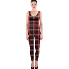 Coke Tartan One Piece Catsuit by jumpercat