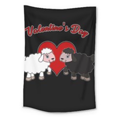 Valentines Day - Sheep  Large Tapestry by Valentinaart