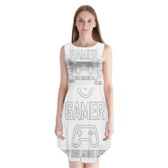 Gamer Sleeveless Chiffon Dress   by Valentinaart