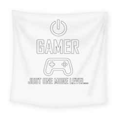 Gamer Square Tapestry (large) by Valentinaart