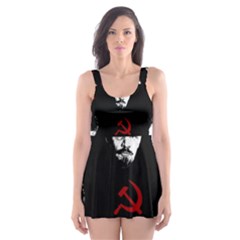 Communist Leaders Skater Dress Swimsuit by Valentinaart