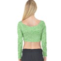 Knittedwoolcolour2 Long Sleeve Crop Top View2