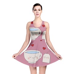 Cute Tea Reversible Skater Dress by Valentinaart