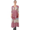 Cute Tea Button Up Boho Maxi Dress View1