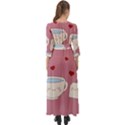 Cute Tea Button Up Boho Maxi Dress View2