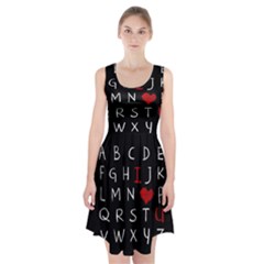 Love Alphabet Racerback Midi Dress by Valentinaart