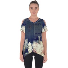 Abandonded Dollhouse Cut Out Side Drop Tee by snowwhitegirl