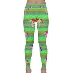 Rainbow Ponies Classic Yoga Leggings by CosmicEsoteric