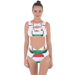 Hungary Flag Country Countries Bandaged Up Bikini Set  by Nexatart