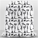 Yoga pattern Drawstring Bag (Large) View1