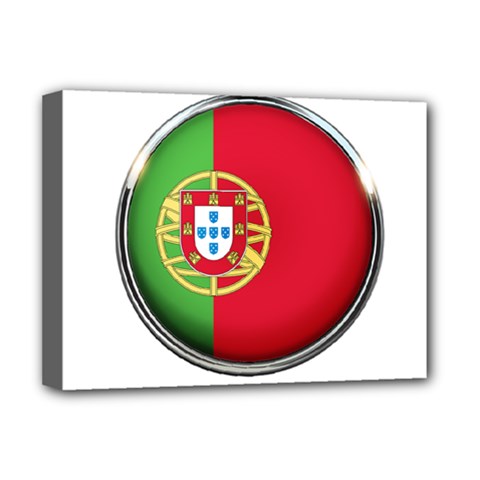 Portugal Flag Country Nation Deluxe Canvas 16  X 12   by Nexatart