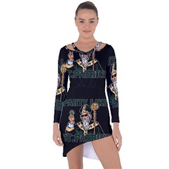  St  Patricks Day  Asymmetric Cut-out Shift Dress by Valentinaart