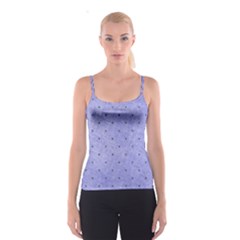 Dot Blue Spaghetti Strap Top by snowwhitegirl