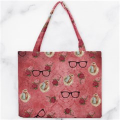 Vintage Glasses Rose Mini Tote Bag by snowwhitegirl