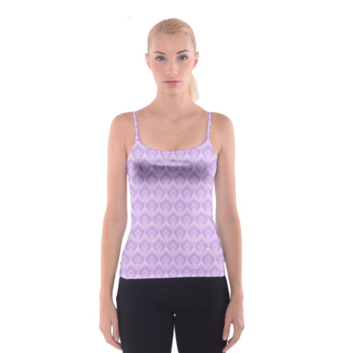 Damask Lilac Spaghetti Strap Top