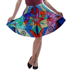 Soul Family - A-line Skater Skirt by tealswan