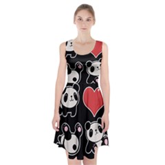 Panda Racerback Midi Dress by Valentinaart